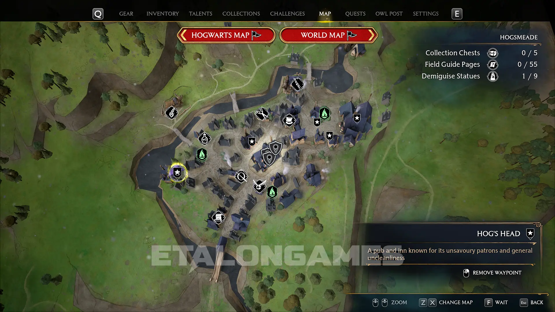 Hog's Head map location