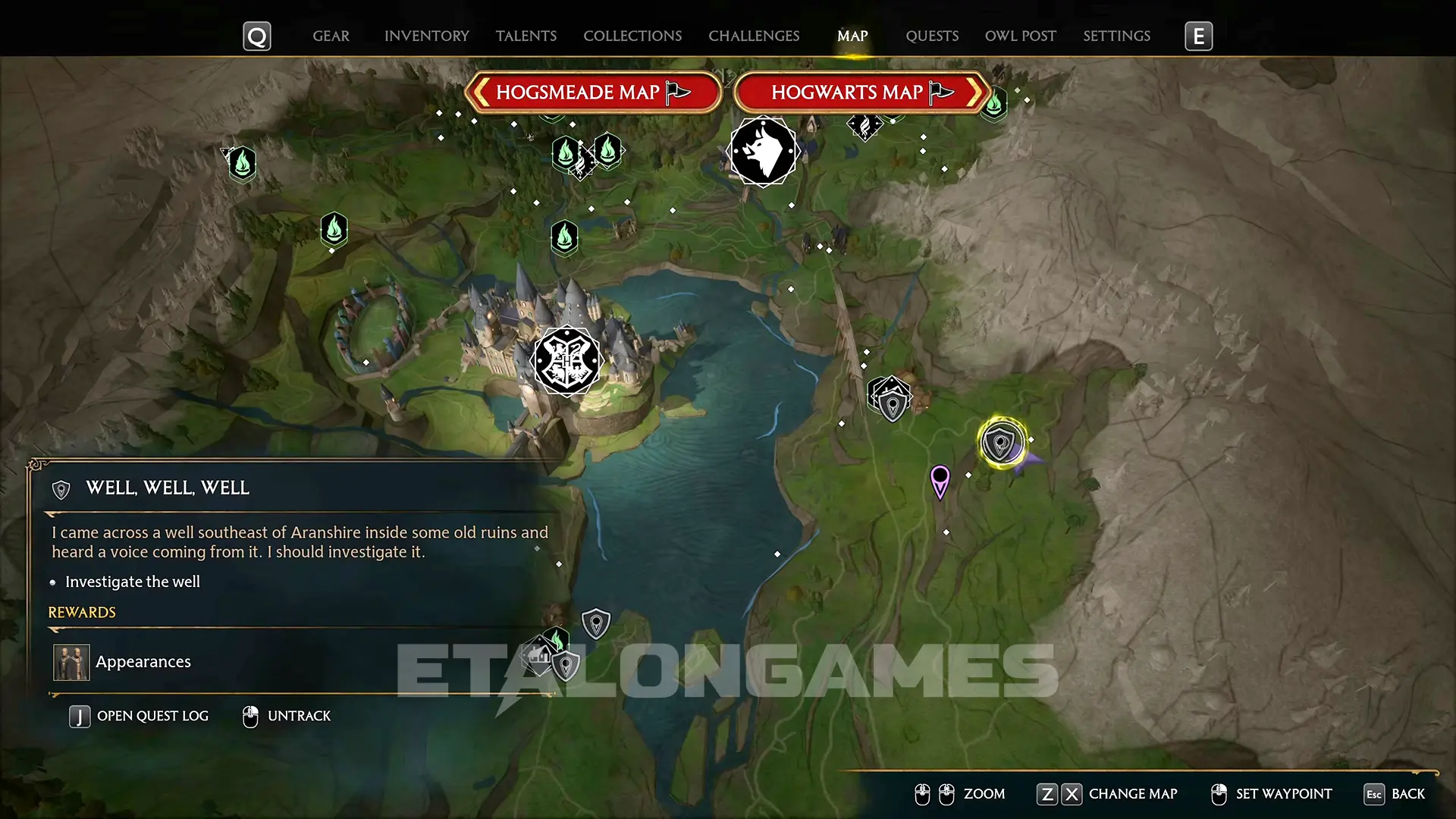 Location quest Well Well Well