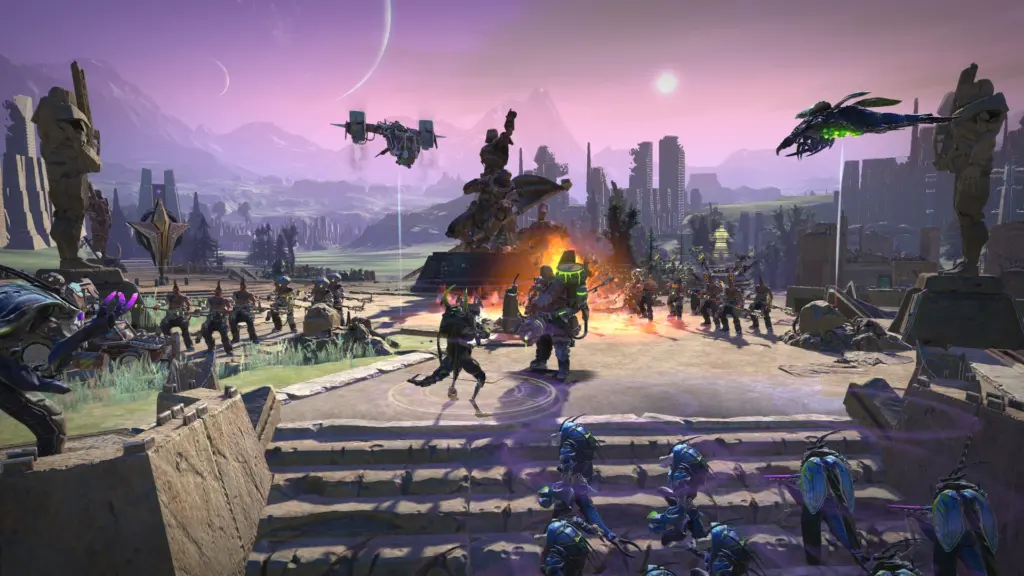 Age of Wonders: Planetfall: Армия у городских руин