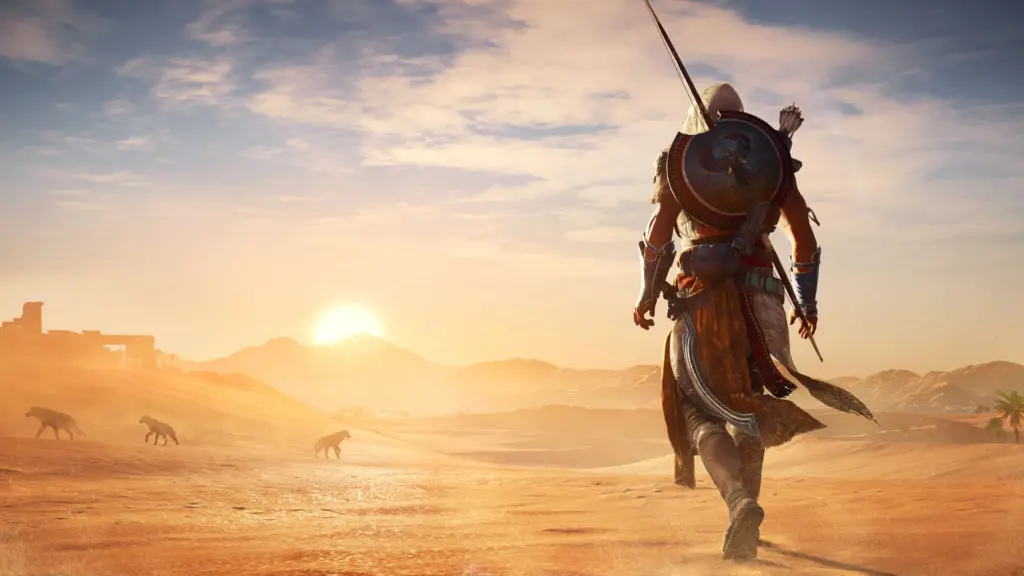 Assassin's Creed: Истоки: Всадник на фоне заката