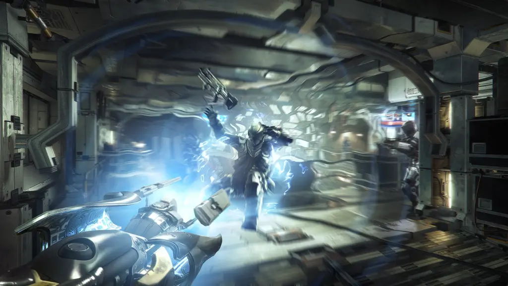 Deus Ex: Mankind Divided: Электрический удар в коридоре