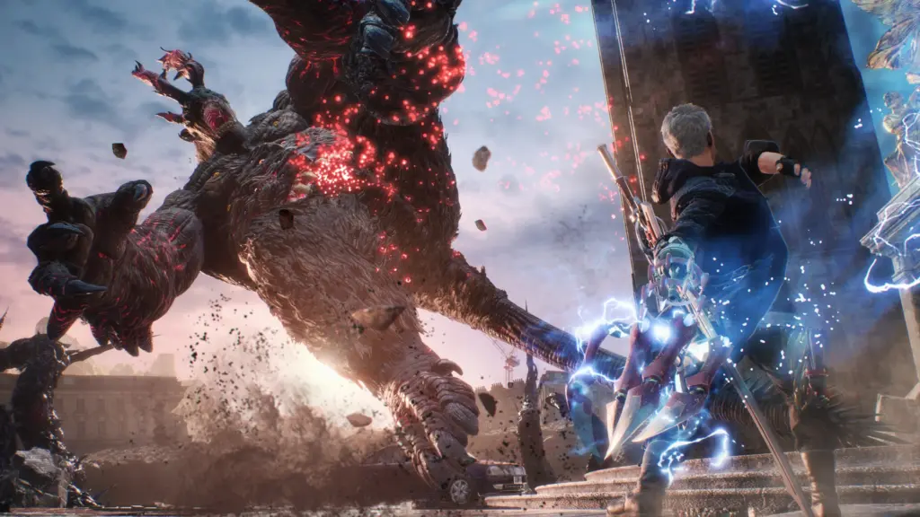 Devil May Cry 5: Схватка с огромным демоном