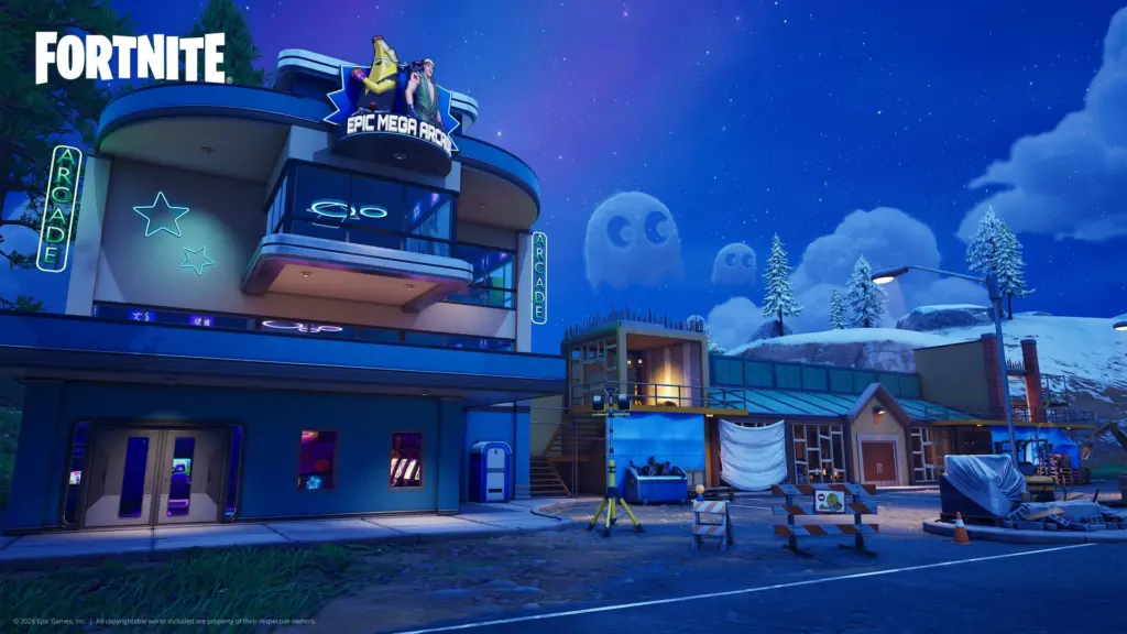 Fortnite: Здание с игровыми автоматами