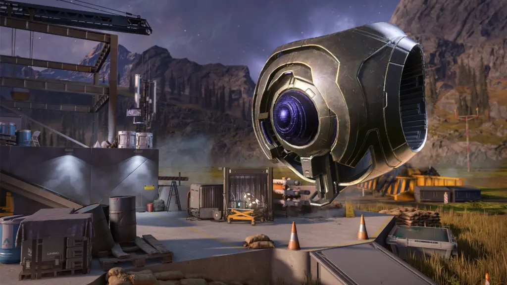 Halo Infinite: Футуристический объект на базе
