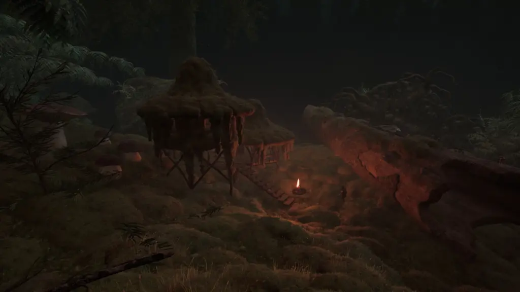 Trollheim: Gnomes: Лесная хижина ночью в Trollheim: Gnomes