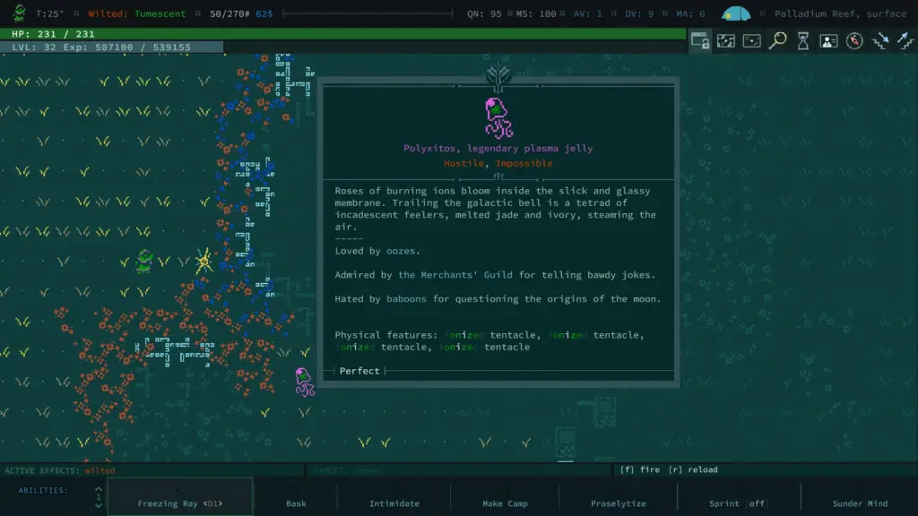 Caves of Qud: Диалог с легендарным существом — Caves of Qud