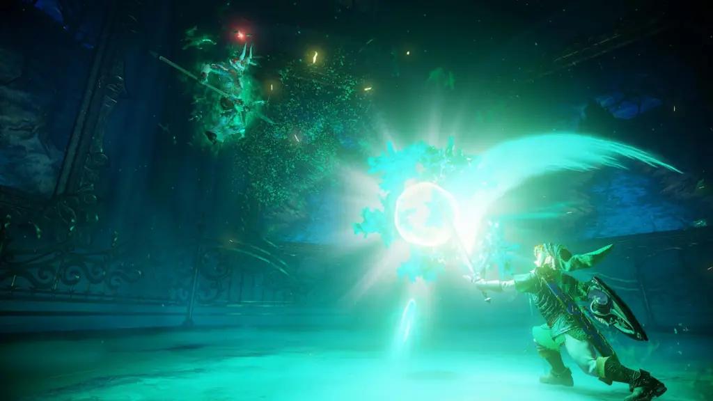 The Legend of Zelda: Ocarina of Time: Линк сражается с призрачным противником