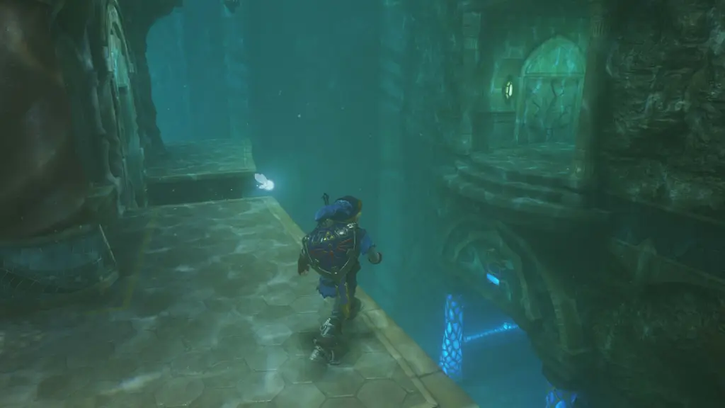 The Legend of Zelda: Ocarina of Time: Линк исследует затопленное подземелье