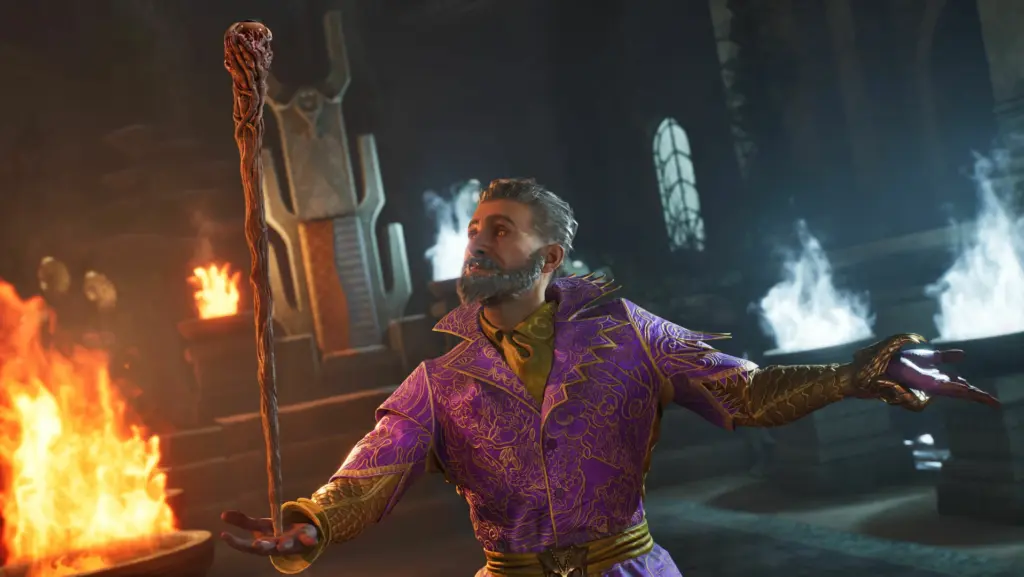 The Elder Scrolls IV: Oblivion Remastered: Персонаж в зале в Oblivion Remastered