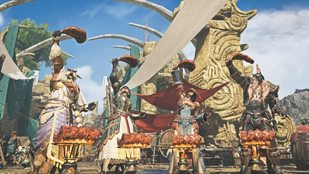 Monster Hunter Wilds: Приготовление еды в лагере Monster Hunter Wilds