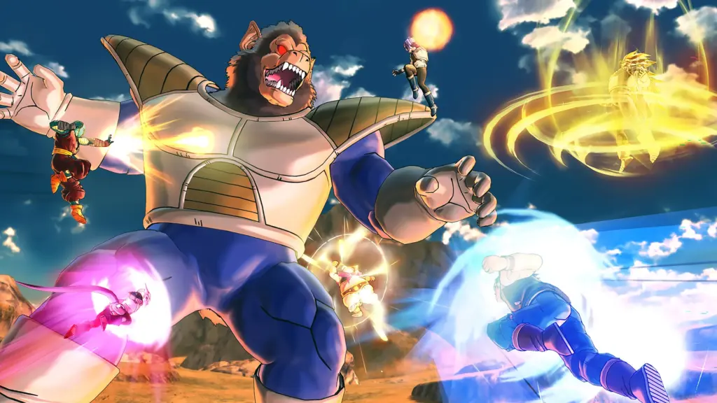 Dragon Ball Xenoverse 2: Бой с гигантским противником на арене в Dragon Ball Xenoverse 2
