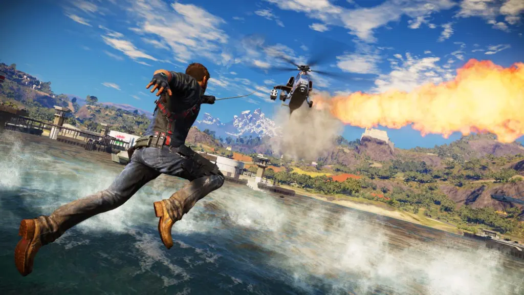 Just Cause 3: Стрельба во время полёта