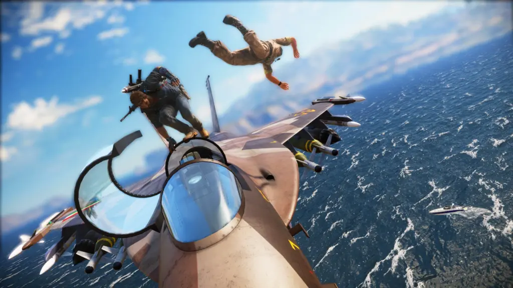 Just Cause 3: Бой на крыле самолёта