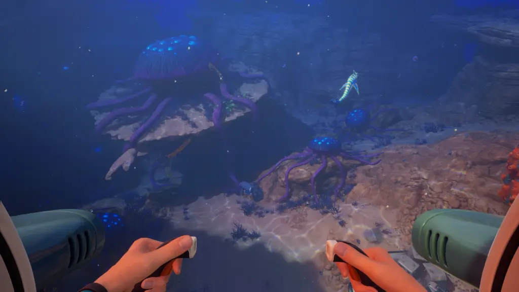 Subnautica 2: Крупное морское существо в глубине