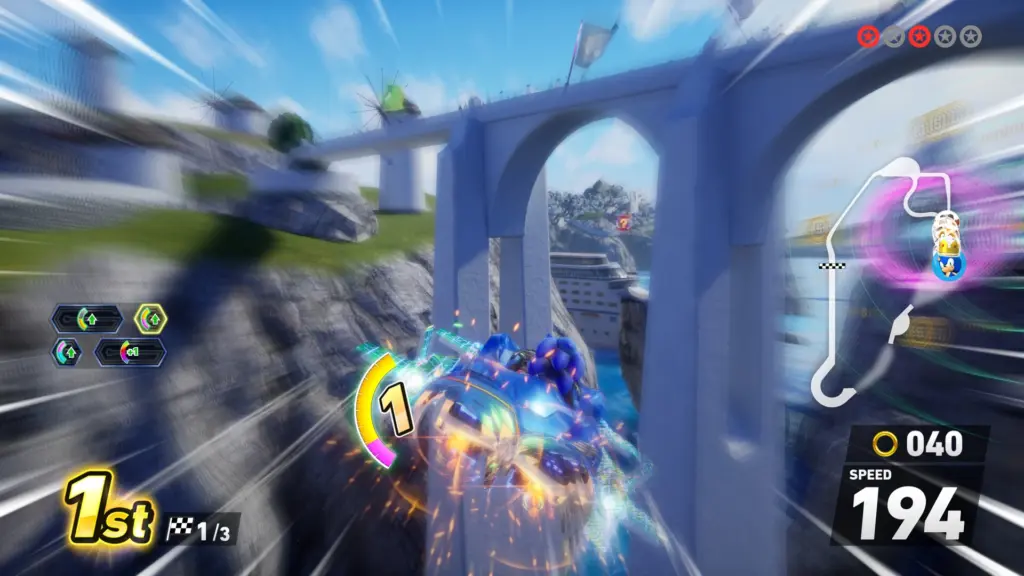 Sonic Racing: CrossWorlds: Игровой мир Sonic Racing: CrossWorlds