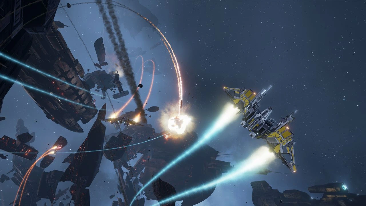 Скриншот игры EVE: Valkyrie