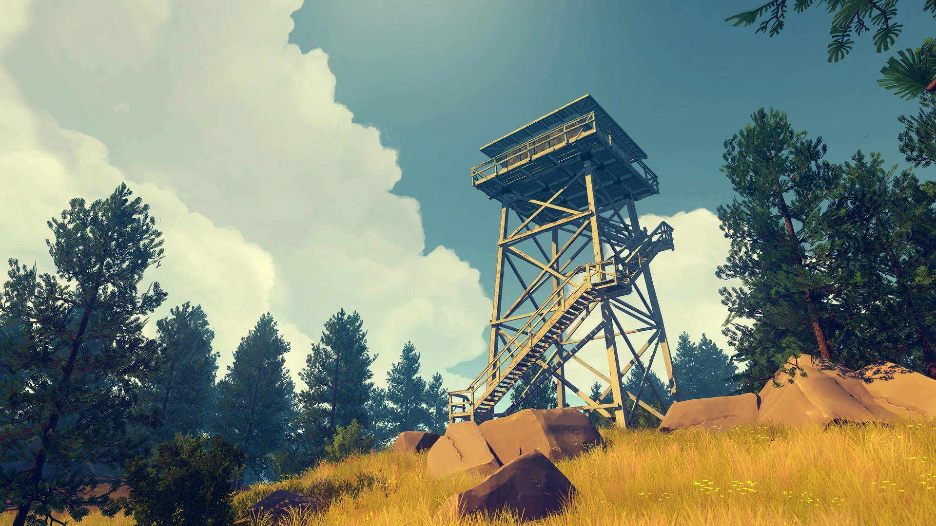 Скриншот игры Firewatch