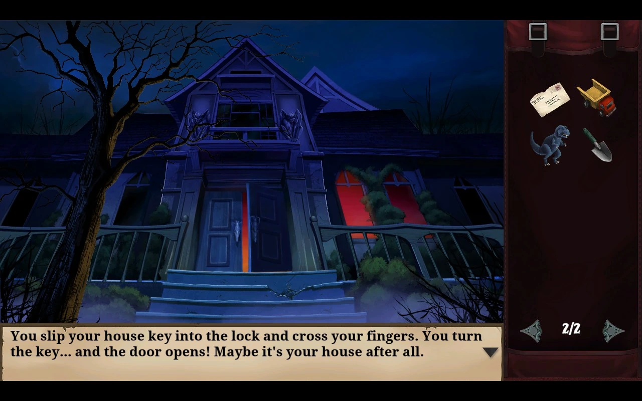 Скриншот игры Goosebumps: The Game