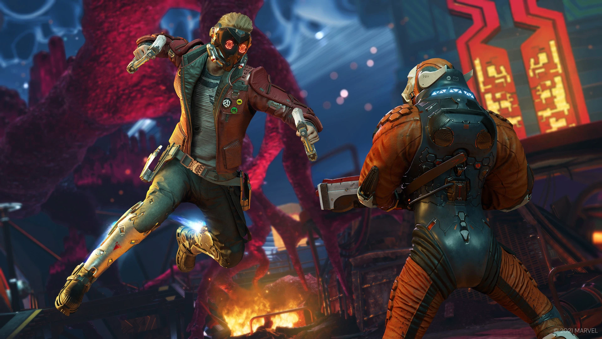 Скриншот игры Marvel’s Guardians of the Galaxy