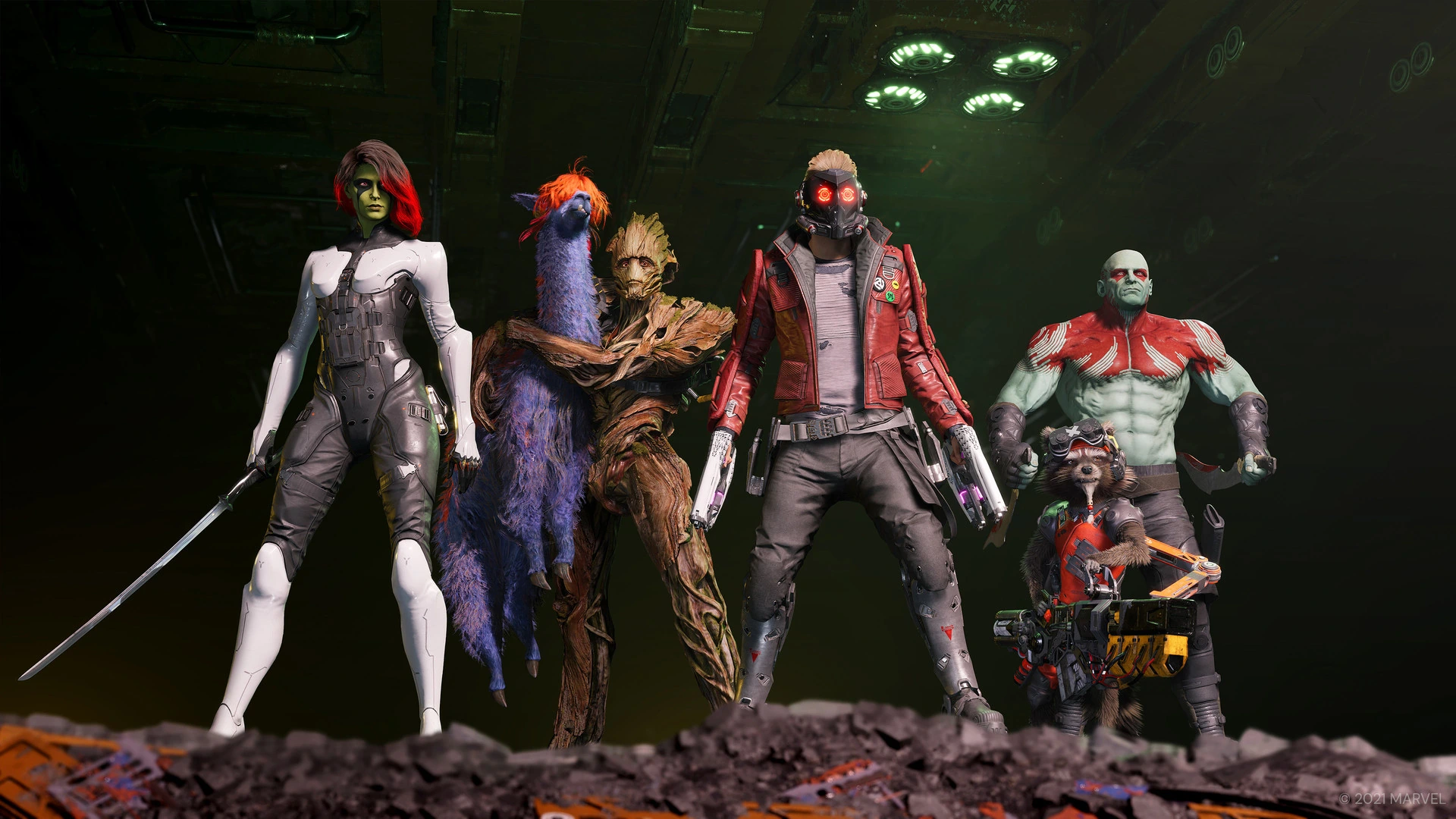 Скриншот игры Marvel’s Guardians of the Galaxy