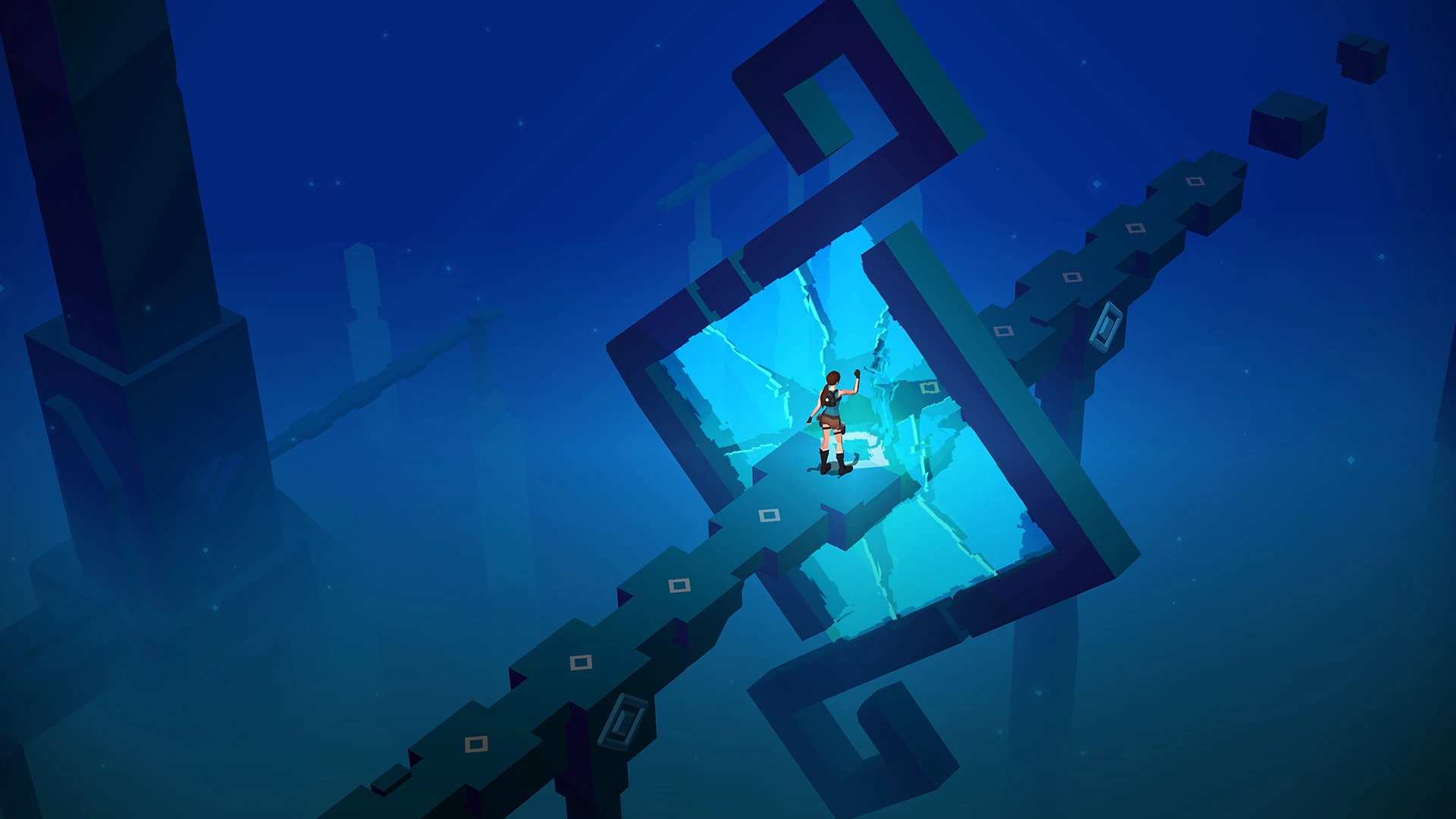 Скриншот игры Lara Croft GO