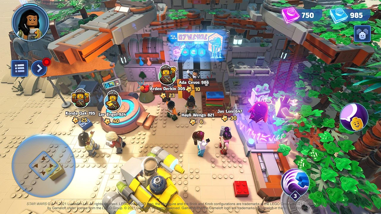 Скриншот игры LEGO Star Wars: Castaways