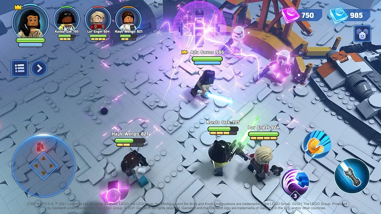 Скриншот игры LEGO Star Wars: Castaways