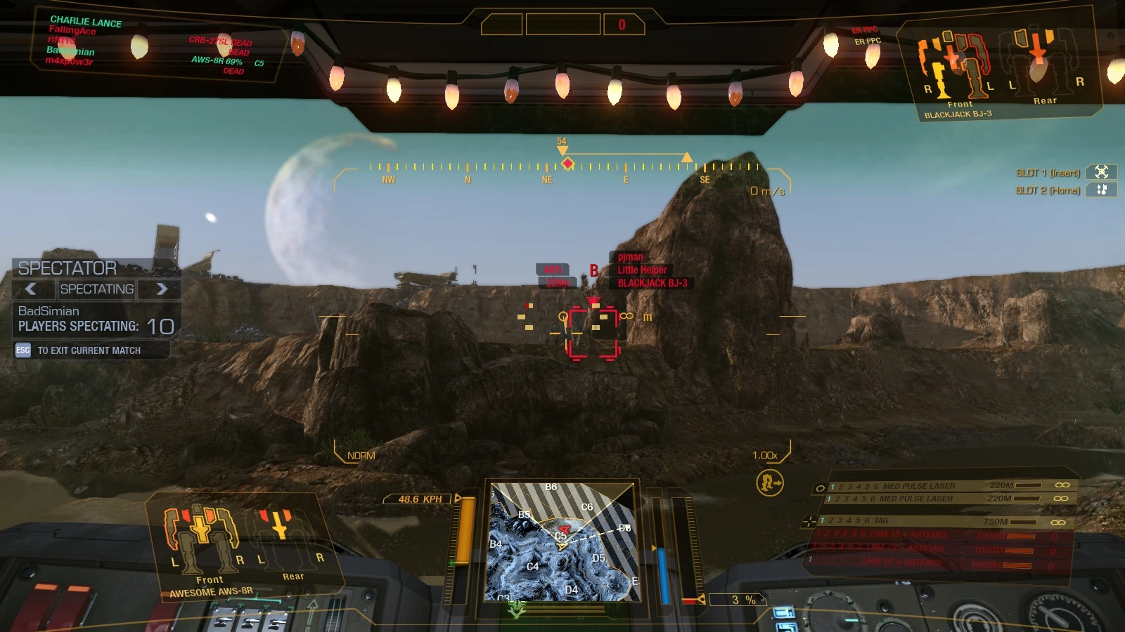 Скриншот игры MechWarrior Online